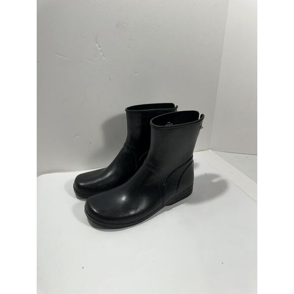 Sperry Top Sider Rain Boot Black Rubber Boots Size 11 M Women’s Waterproof - Picture 3 of 9